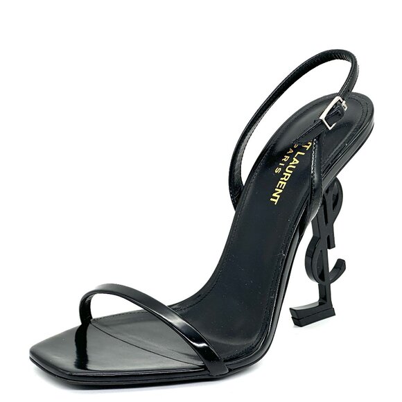 Saint Laurent Opyum Opium 110 YSL Heels Ankle Strap Leather Sandals Shoes - Picture 7 of 16